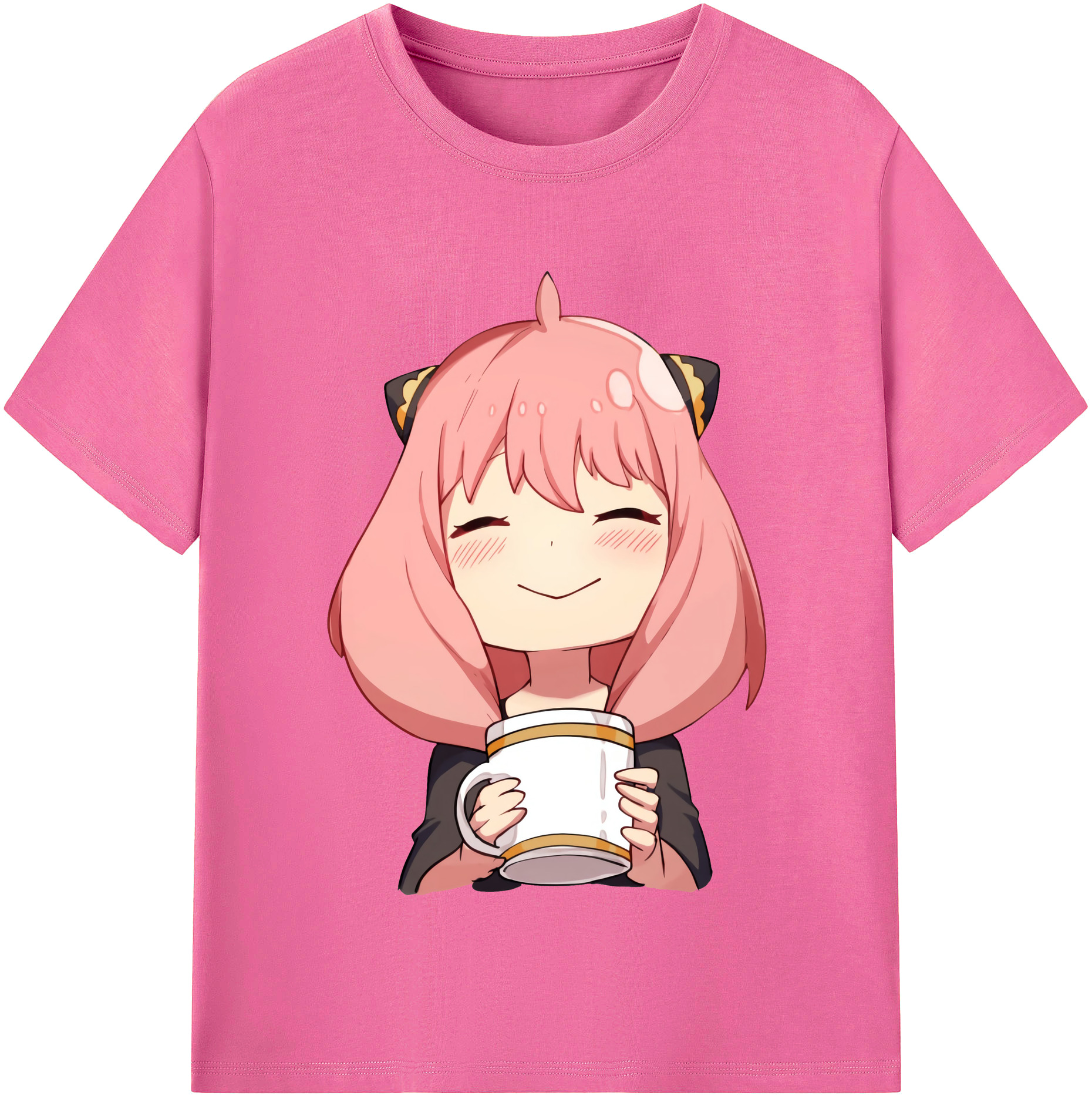 （画像用） SPY×FAMILY间谍家家酒 レディースカジュアルプリントTシャツ（綿100％）